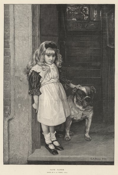 犬に注意 作： George Adolphus Storey